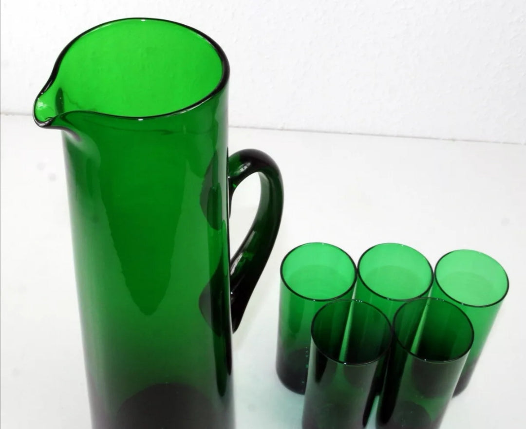 Swedish Monica Bratt Pitcher for Reijmyre Glasbruk
