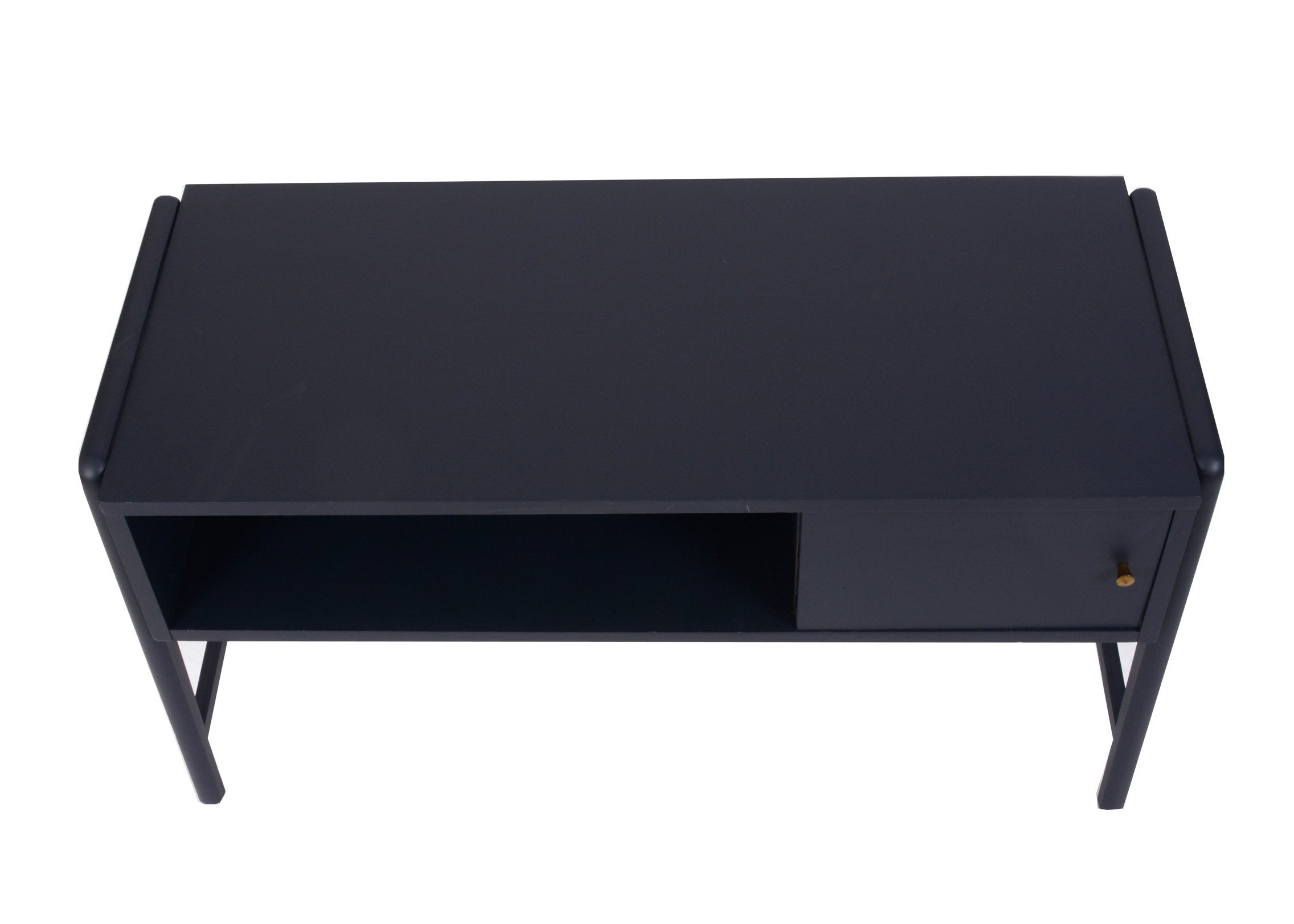 Mid Century Navy Beautility End Table