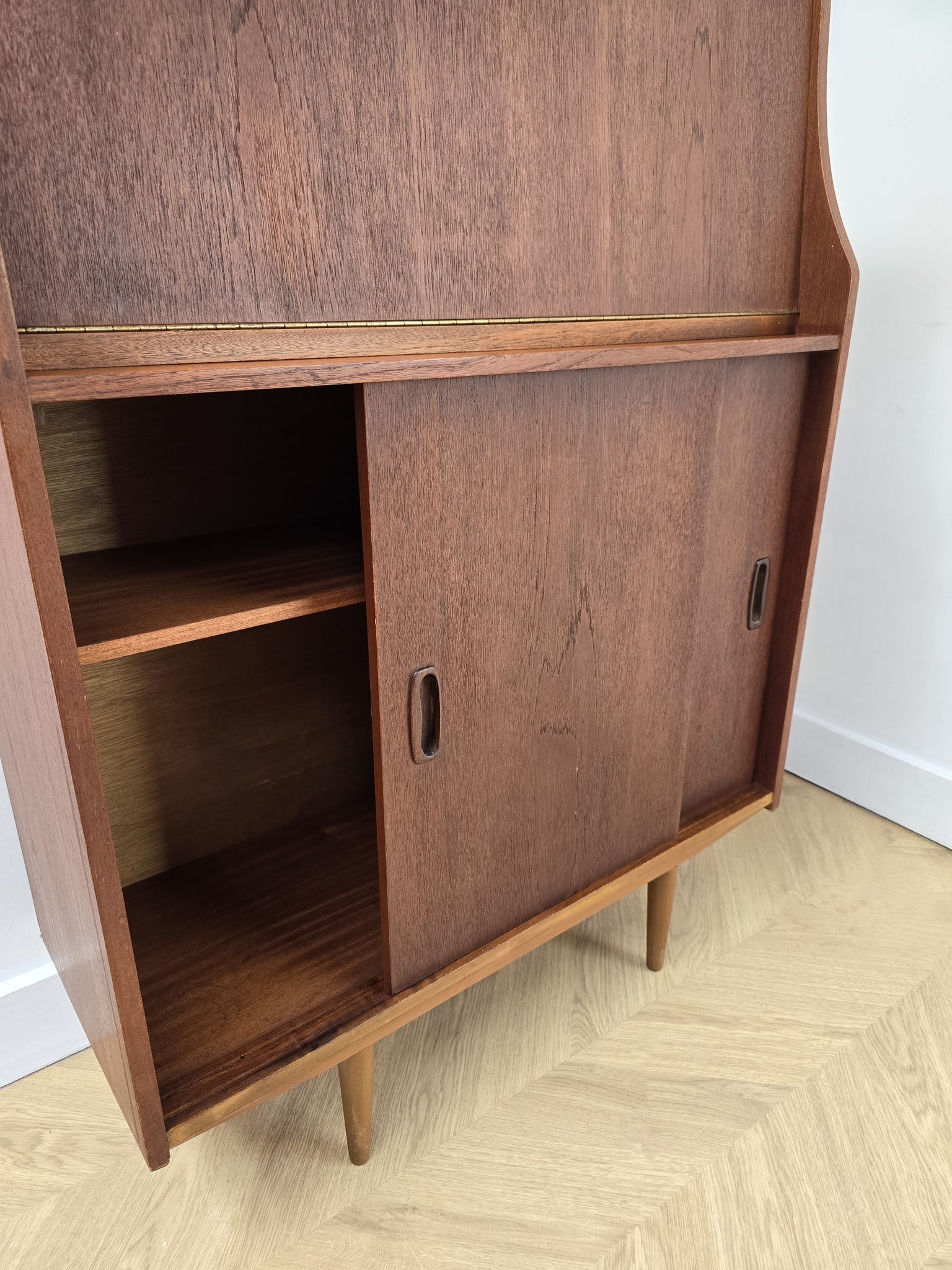 Compact Teak Bureau