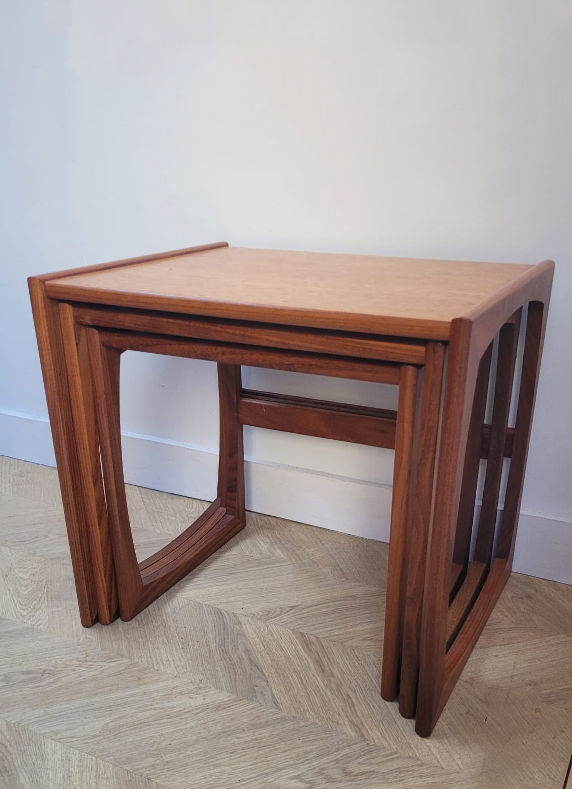 Gplan Quadrille Teak Nest of Tables