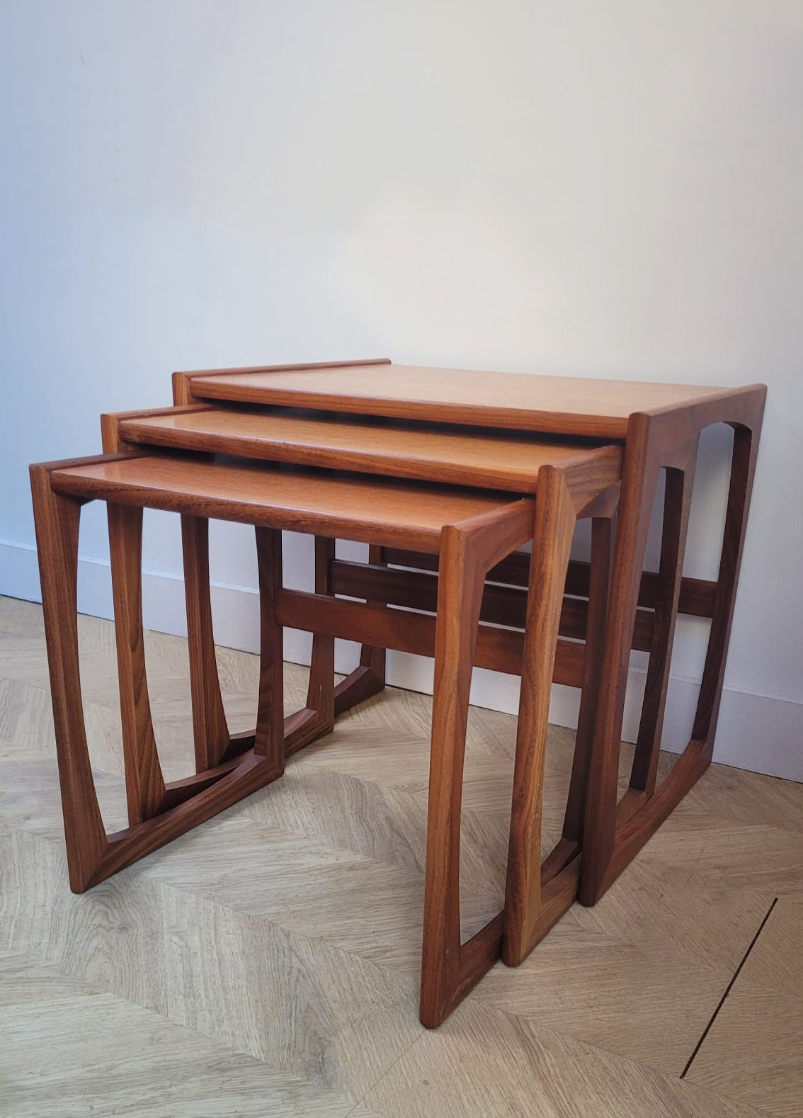 Gplan Quadrille Teak Nest of Tables