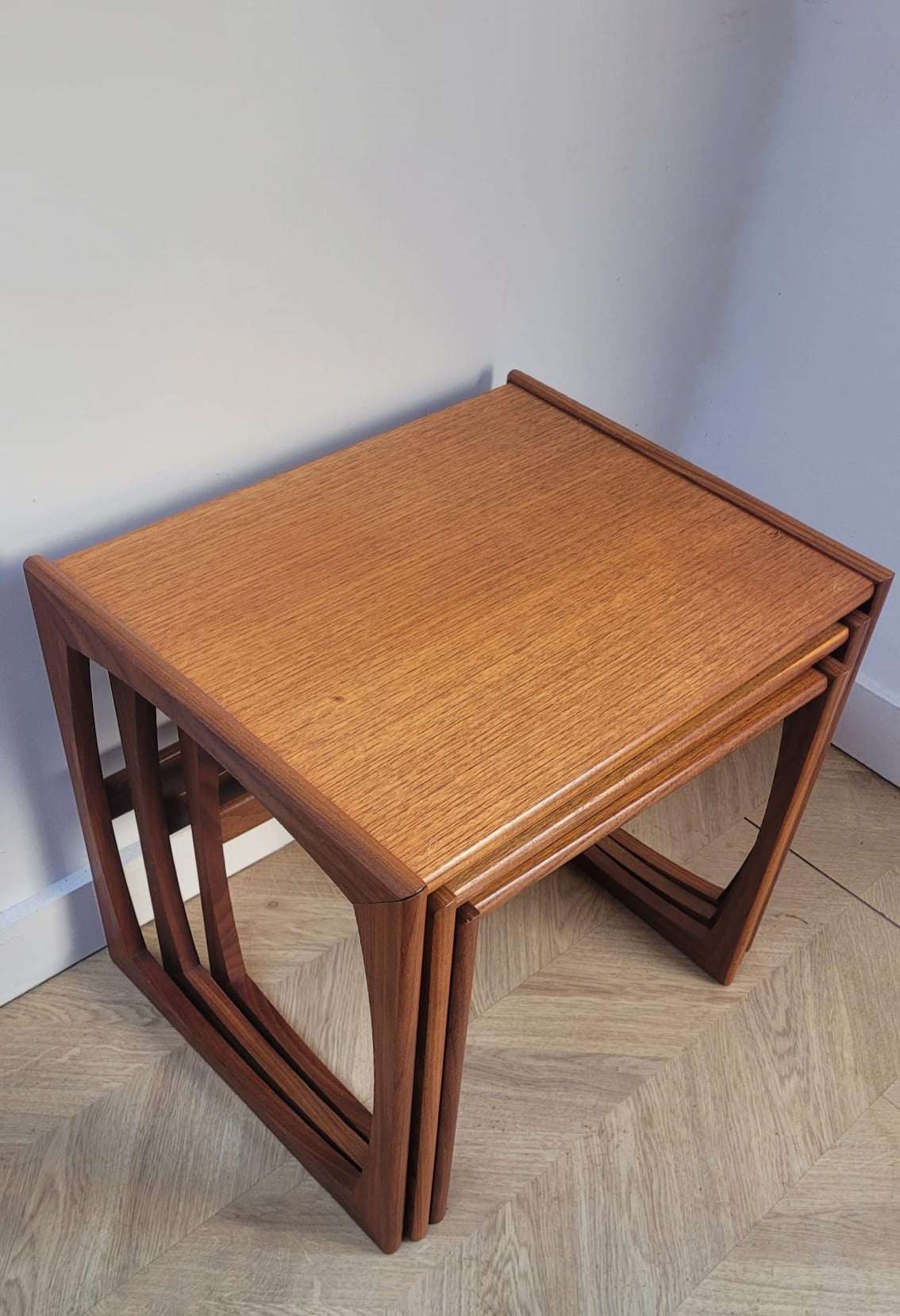 Gplan Quadrille Teak Nest of Tables