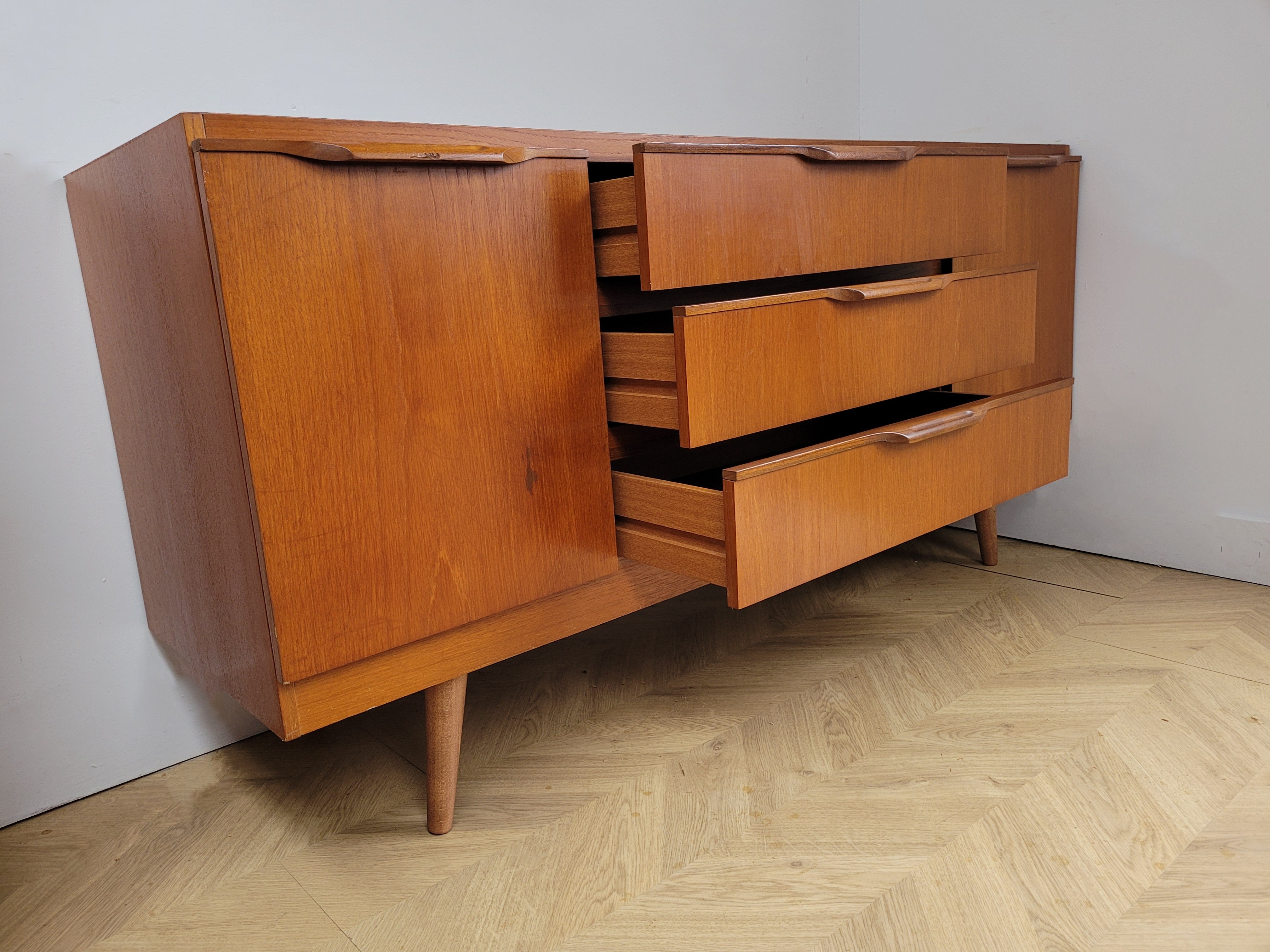 Teak Scandinavian Sideboard