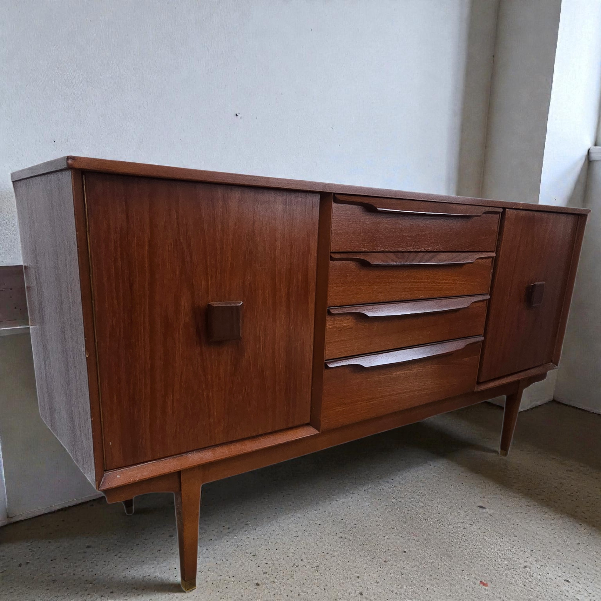 Teak Compact Sideboard