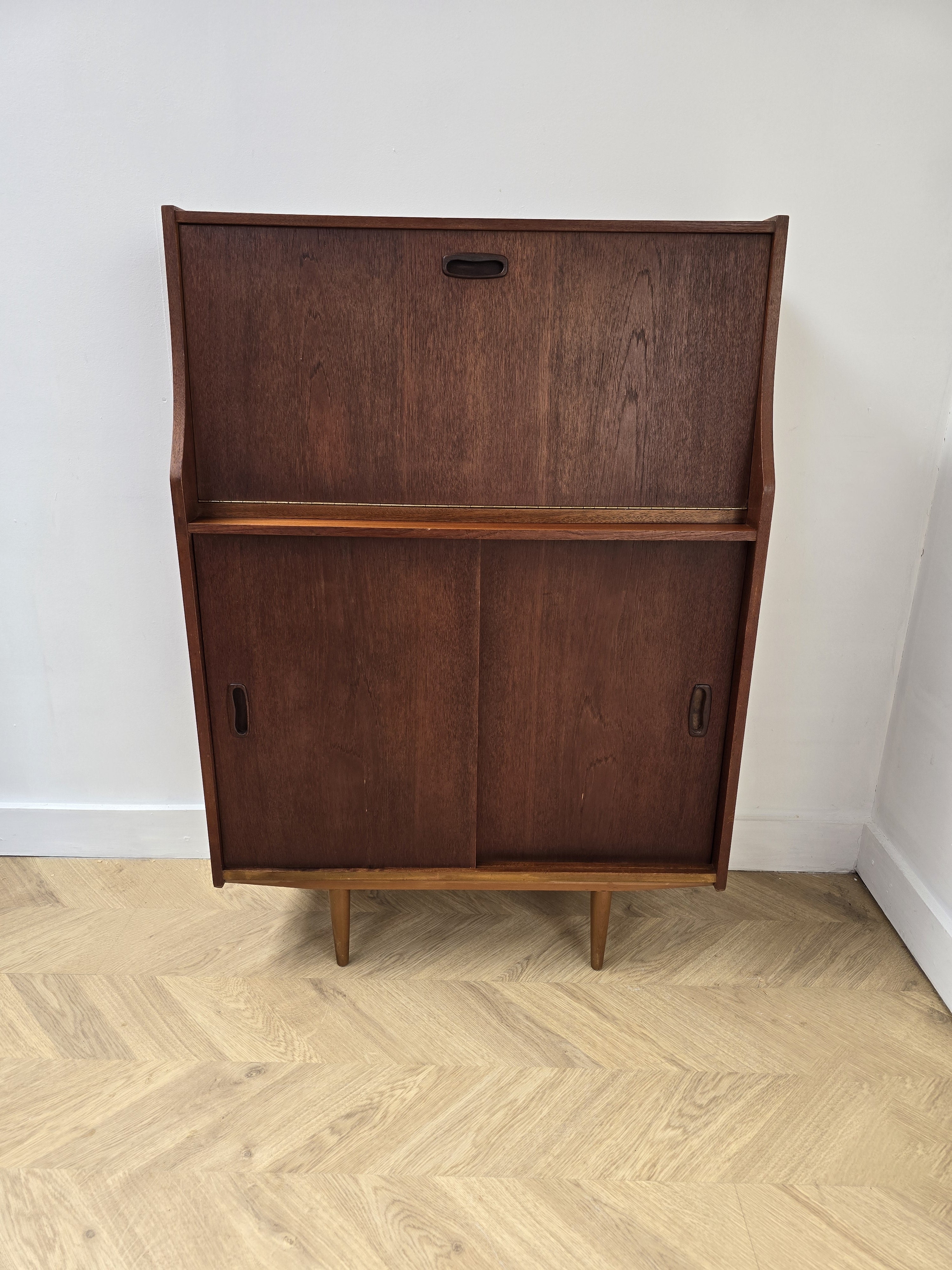 Compact Teak Bureau