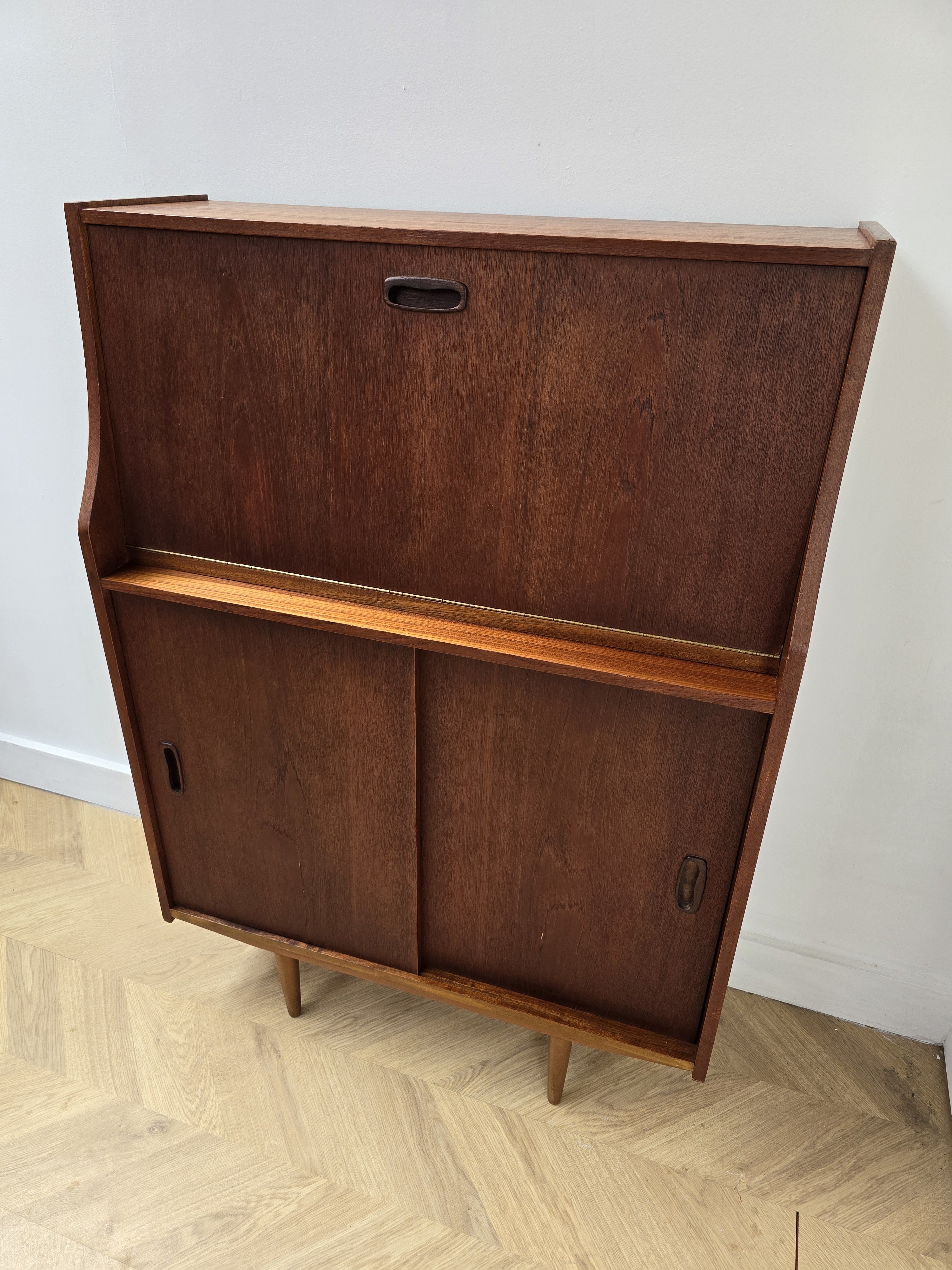 Compact Teak Bureau