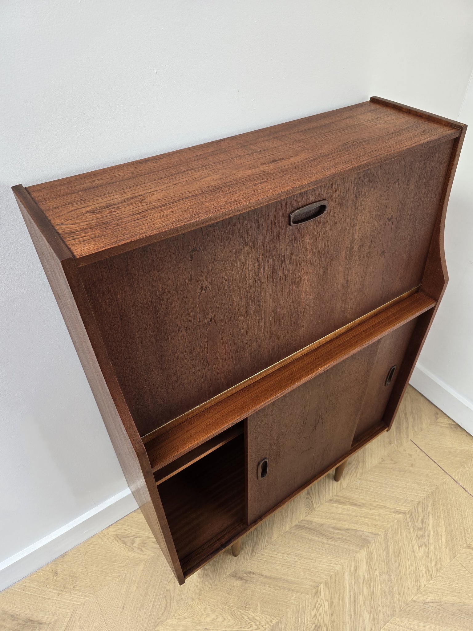 Compact Teak Bureau