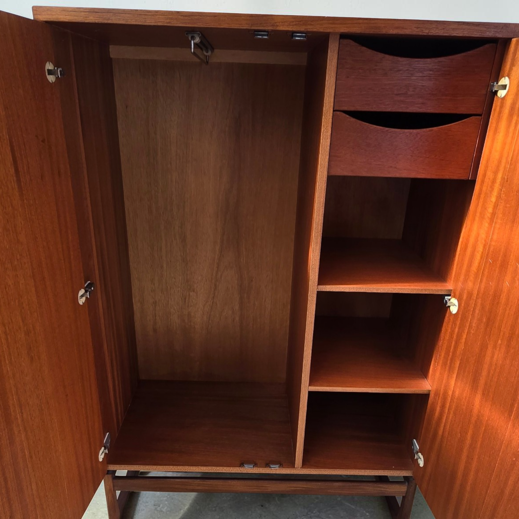 G Plan Quadrille Teak Wardrobe – 1960s