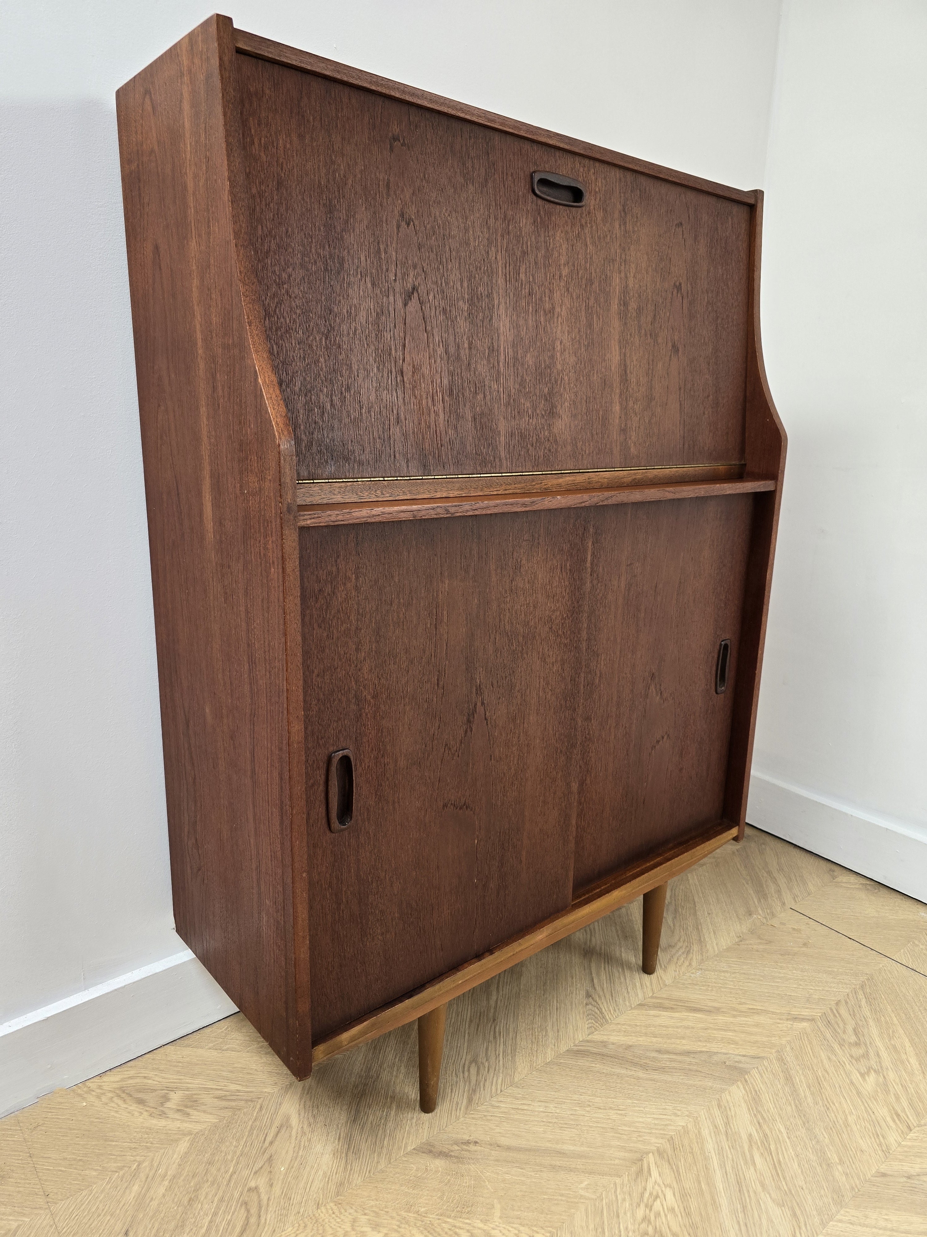 Compact Teak Bureau