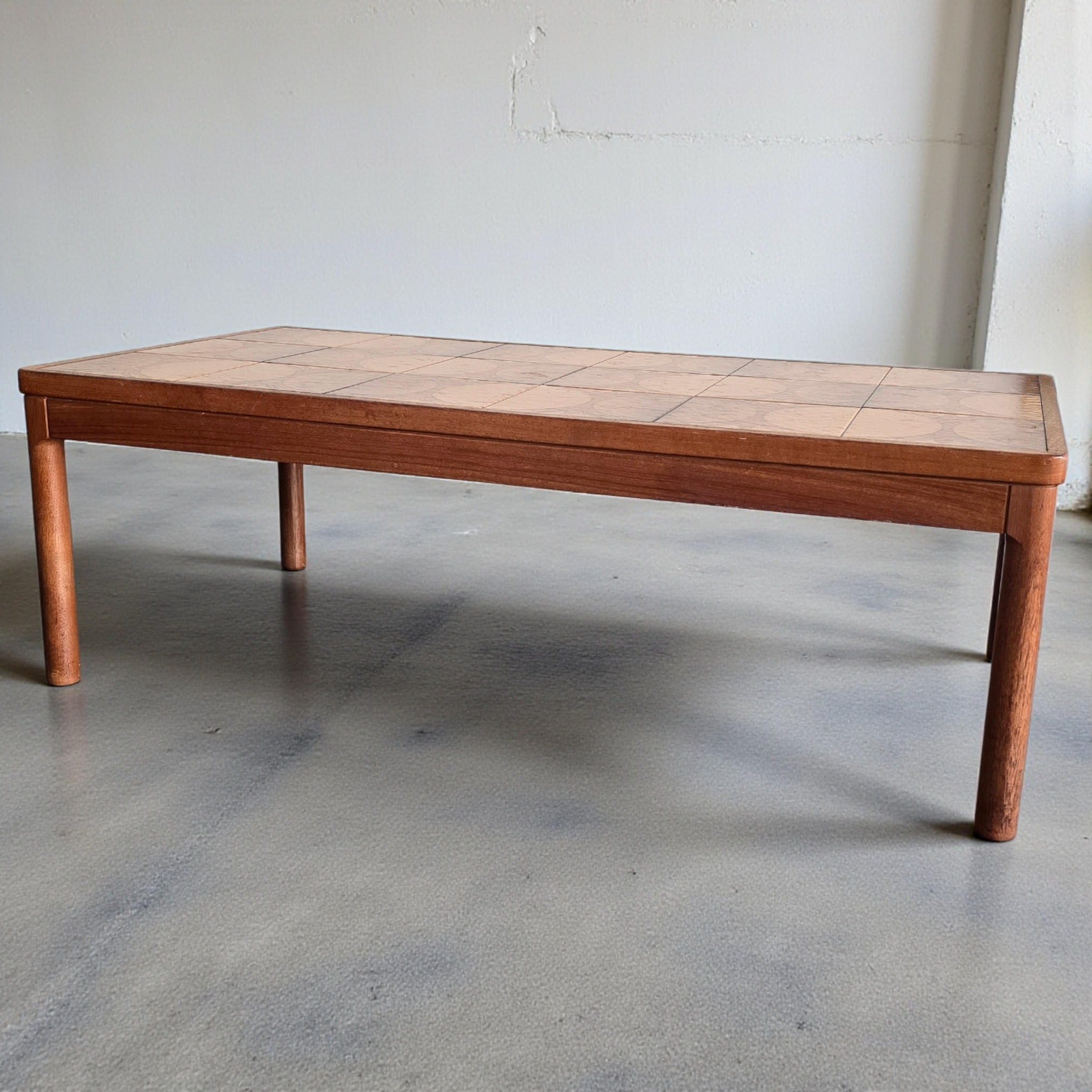 Danish Ceramic Tiled Top Table