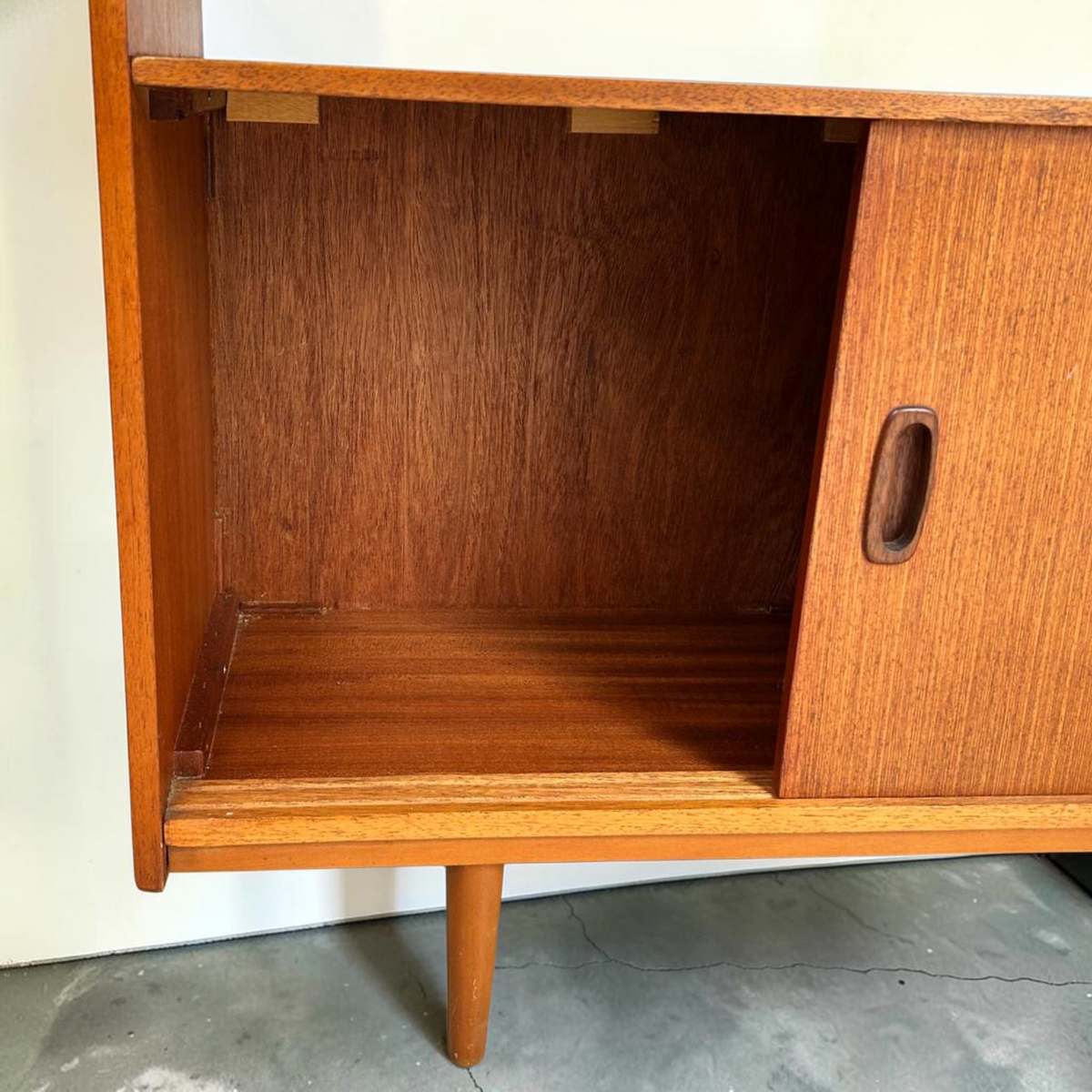 Mid-Century Teak Room Divider / Bookcase