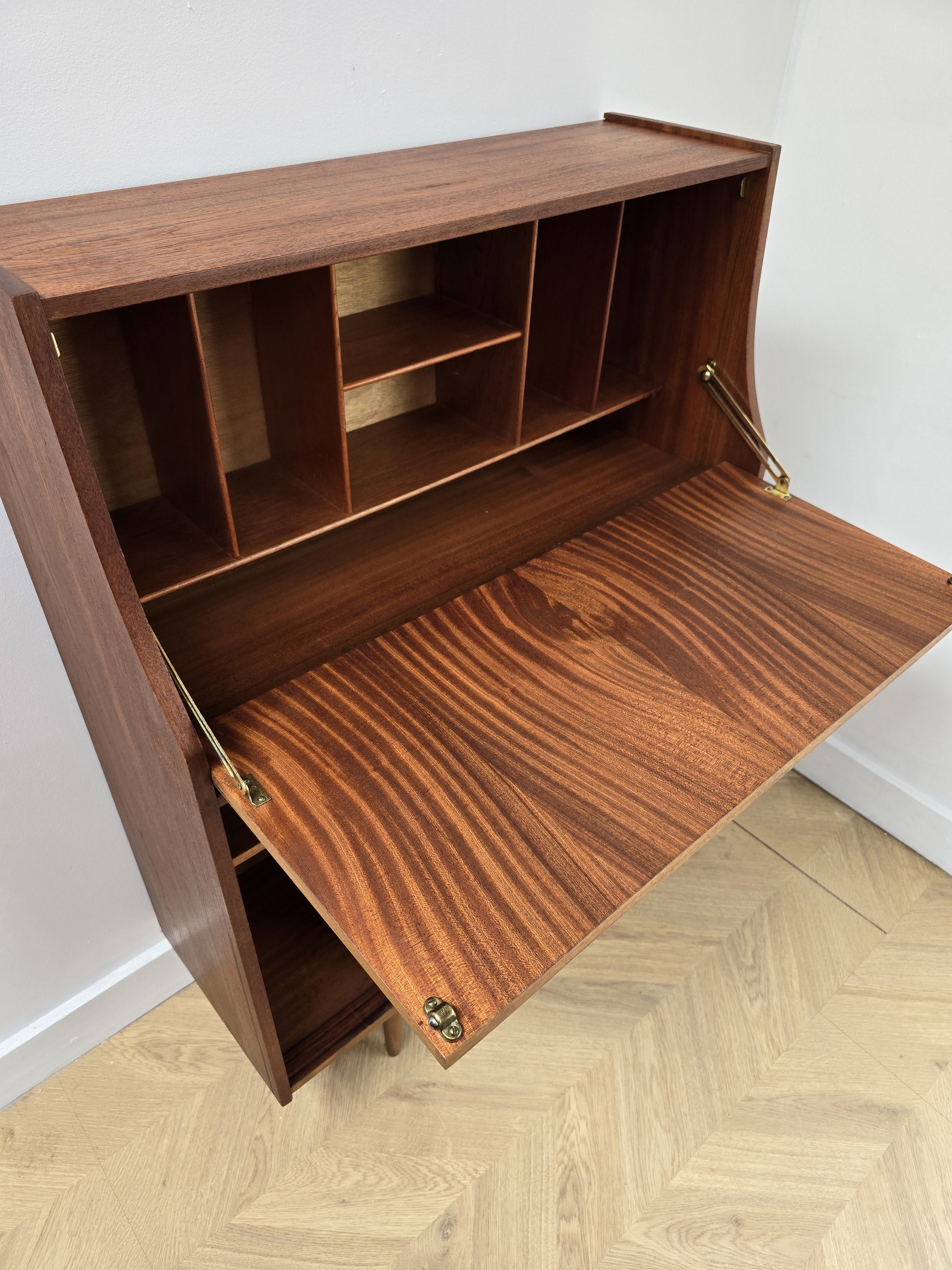 Compact Teak Bureau