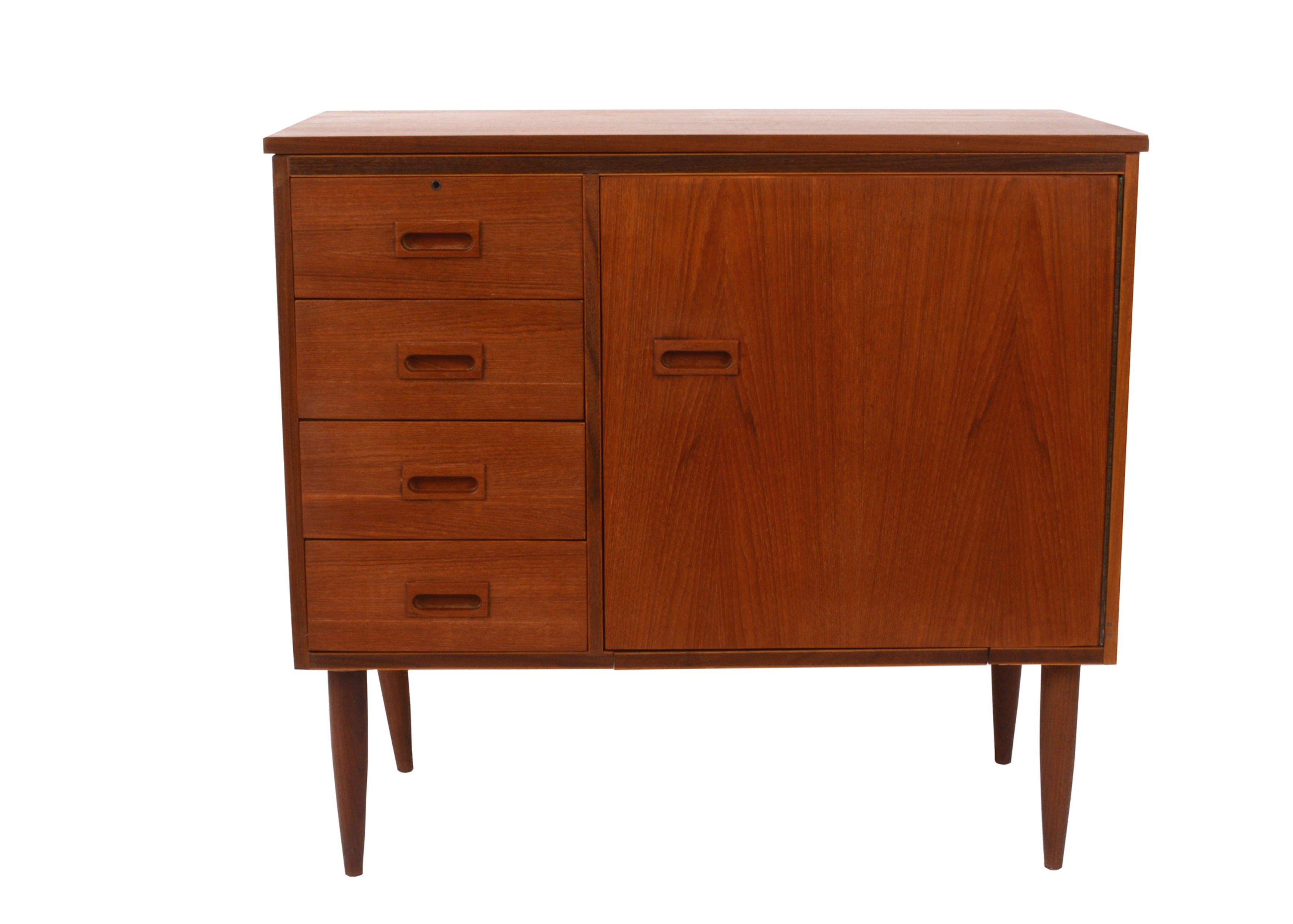 Singer sewing Machine mid century sideboard retro teak g plan ireland