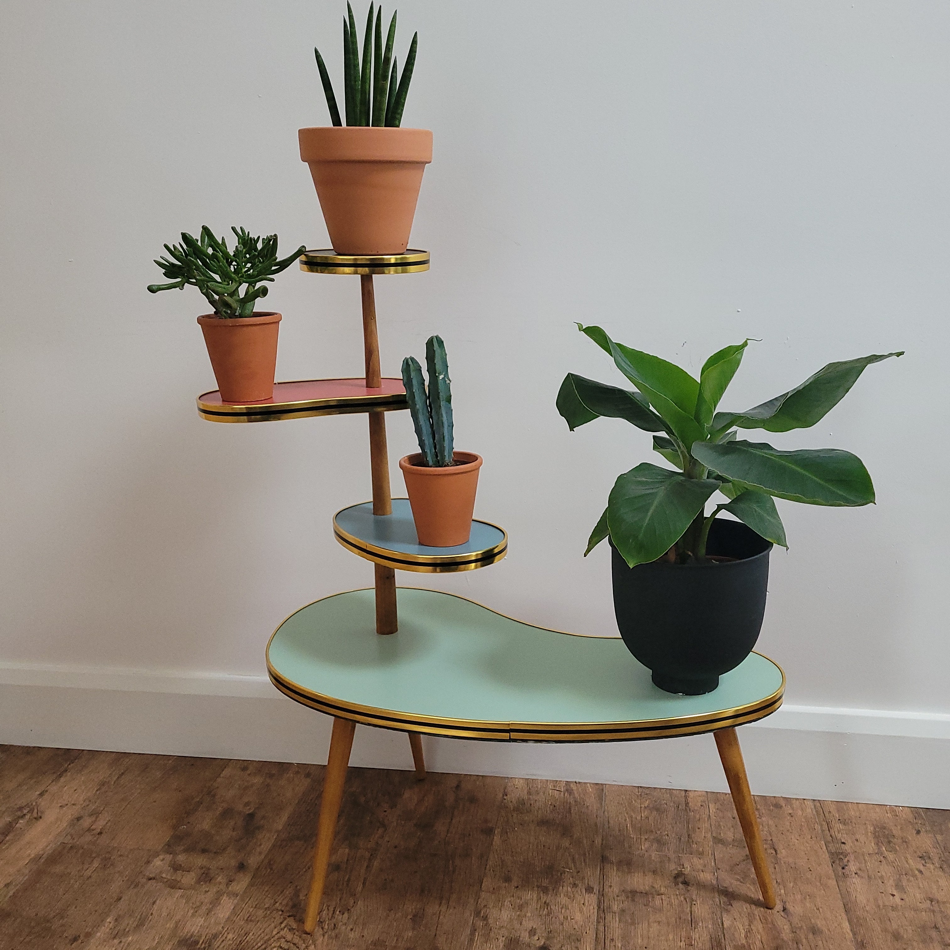 Large Formica Retro Plant Stand