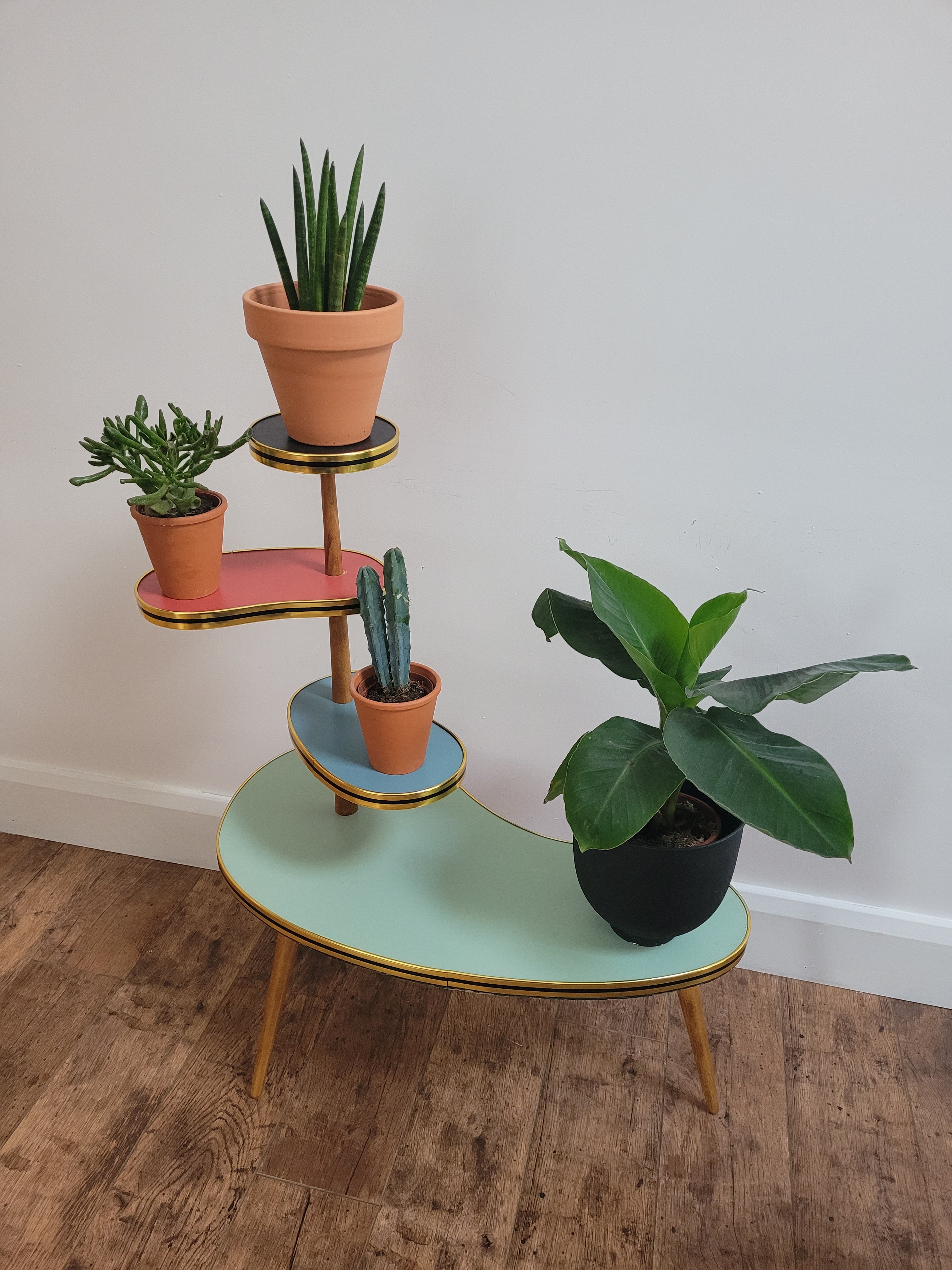 Large Formica Retro Plant Stand