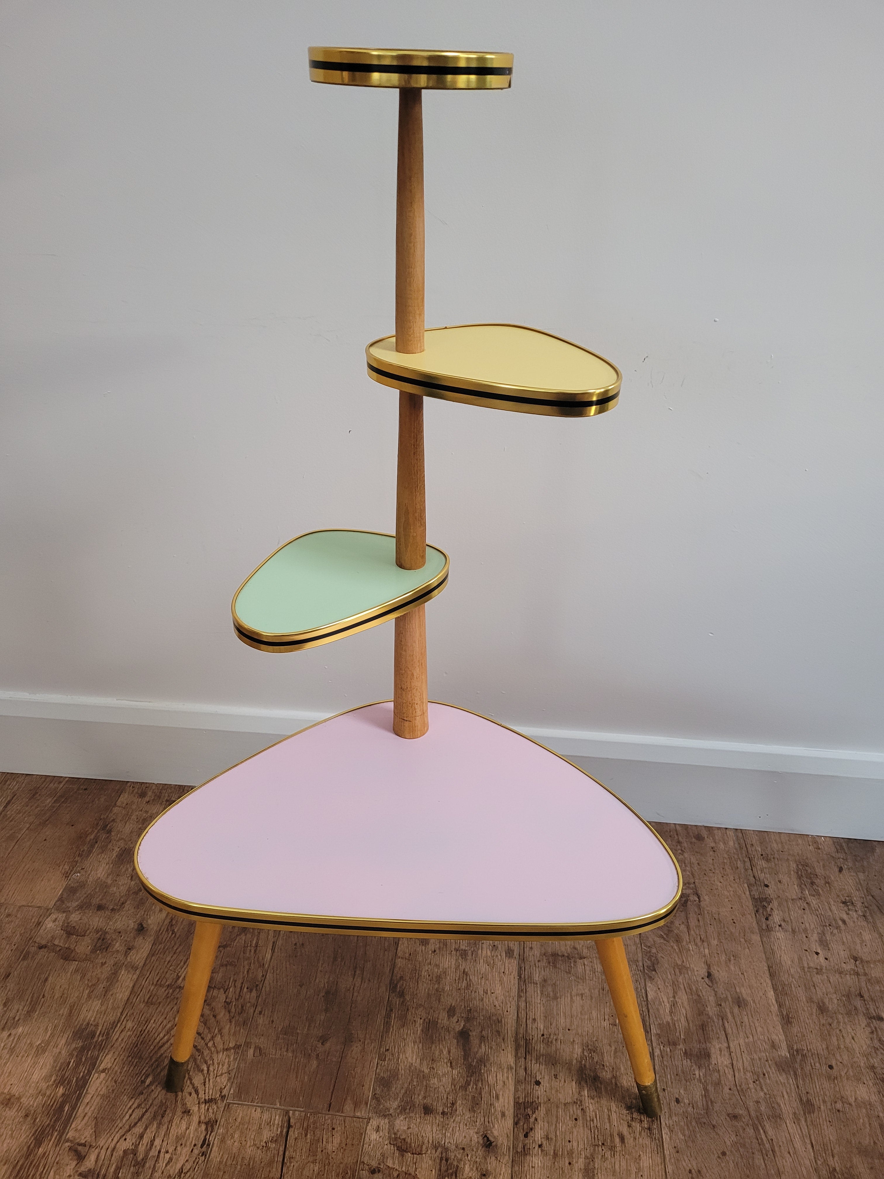 Large Formica Retro Plant Stand