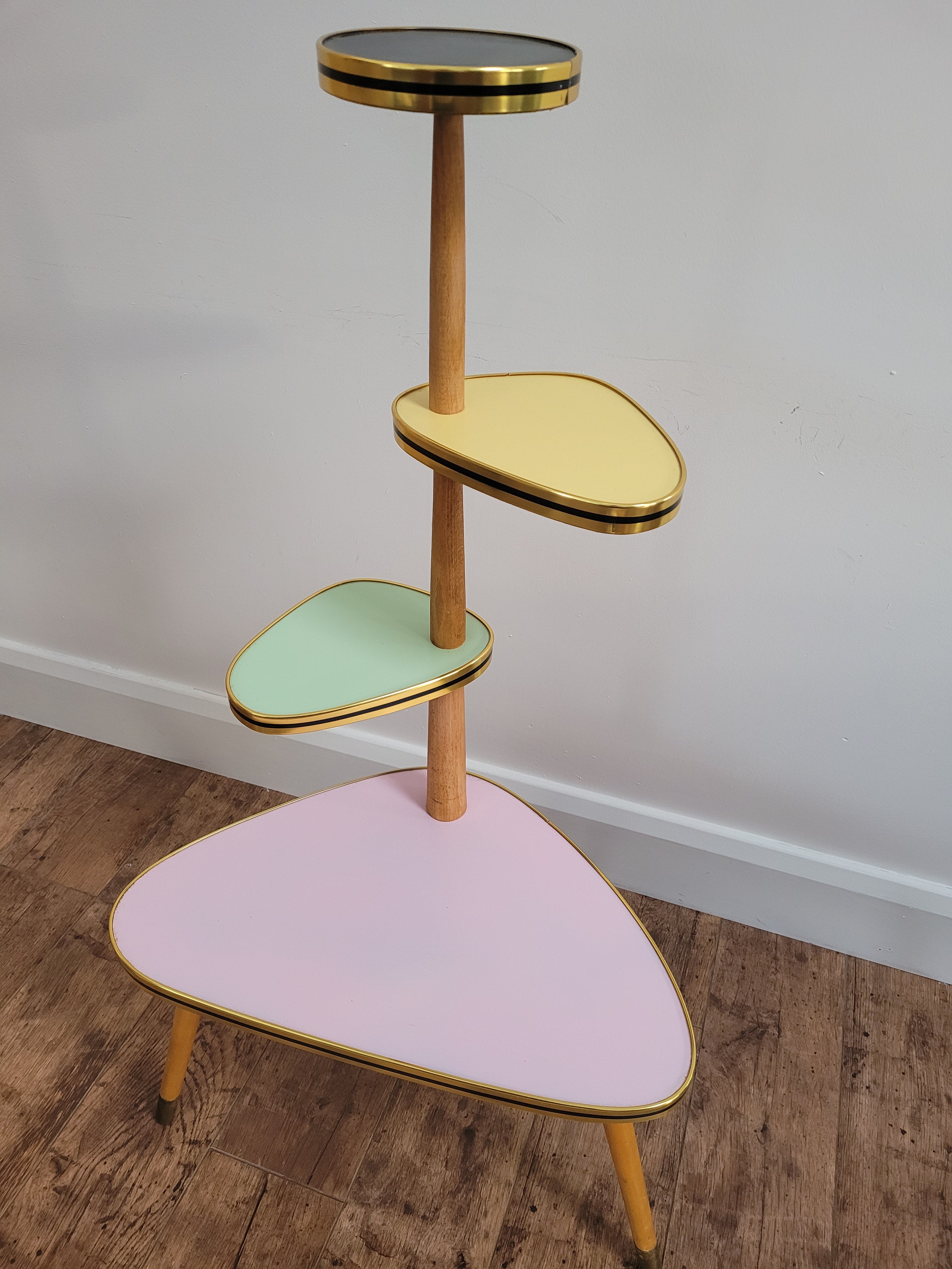 Large Formica Retro Plant Stand