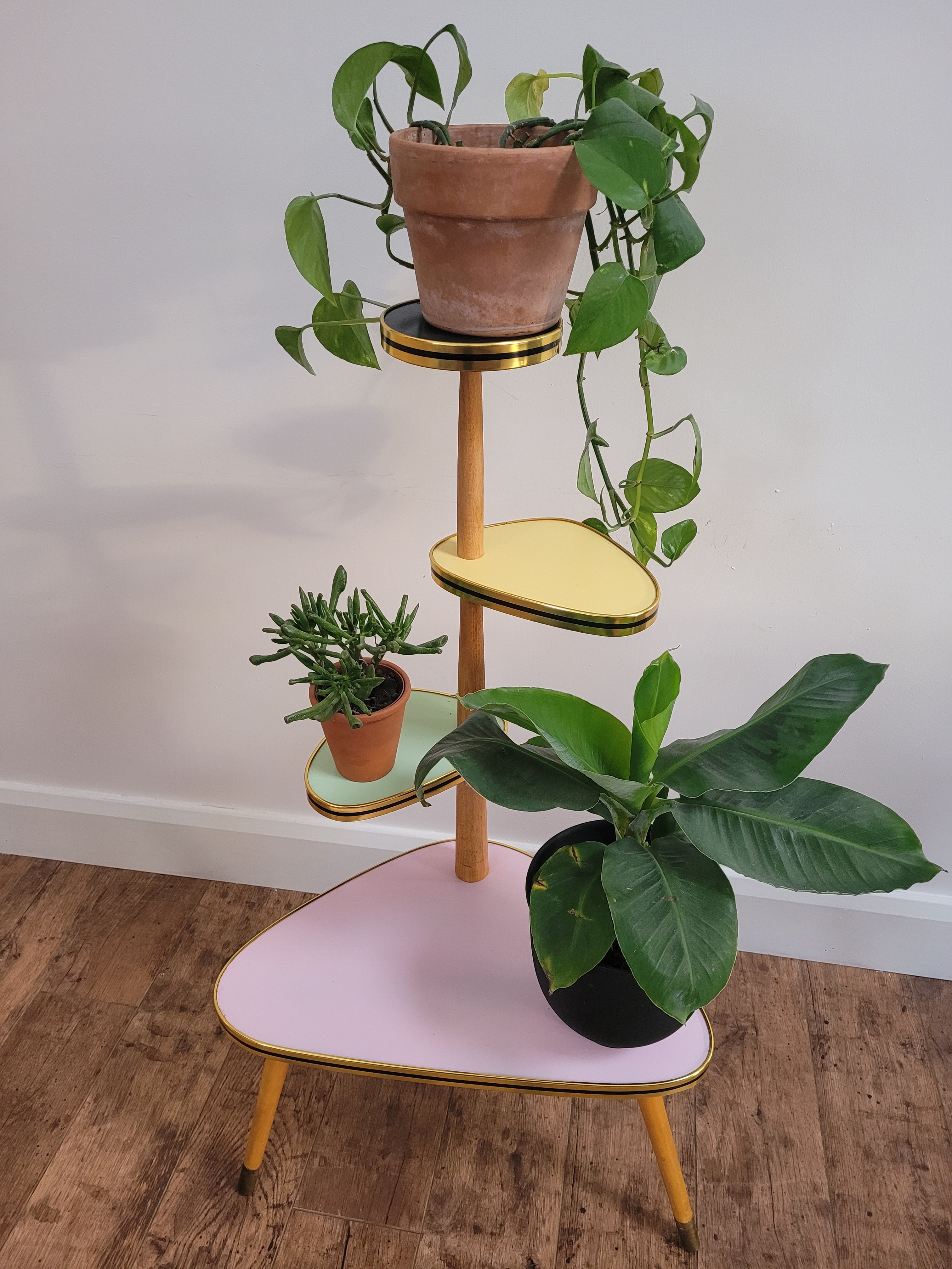 Large Formica Retro Plant Stand