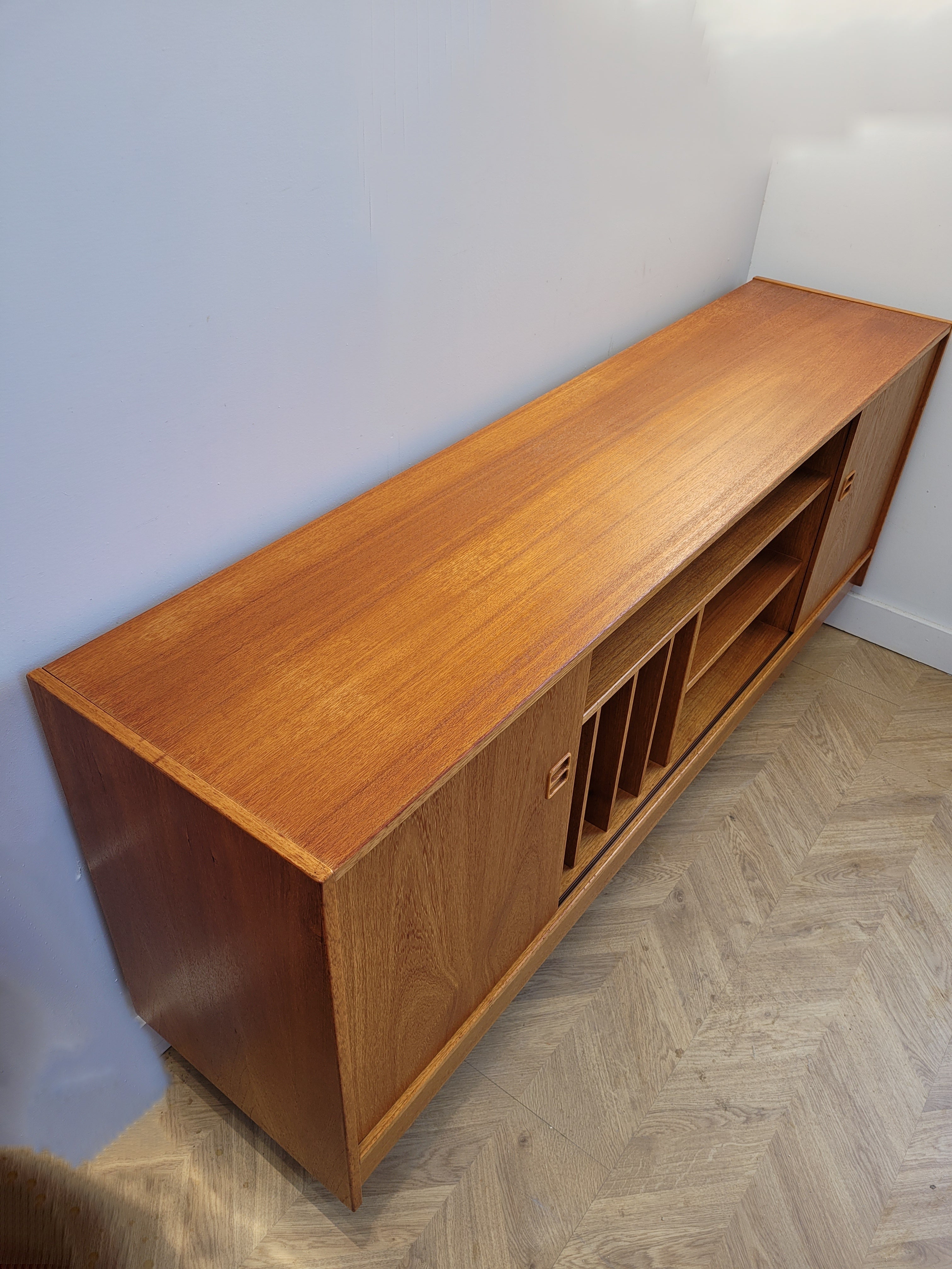 Danish Vinyl Credenza