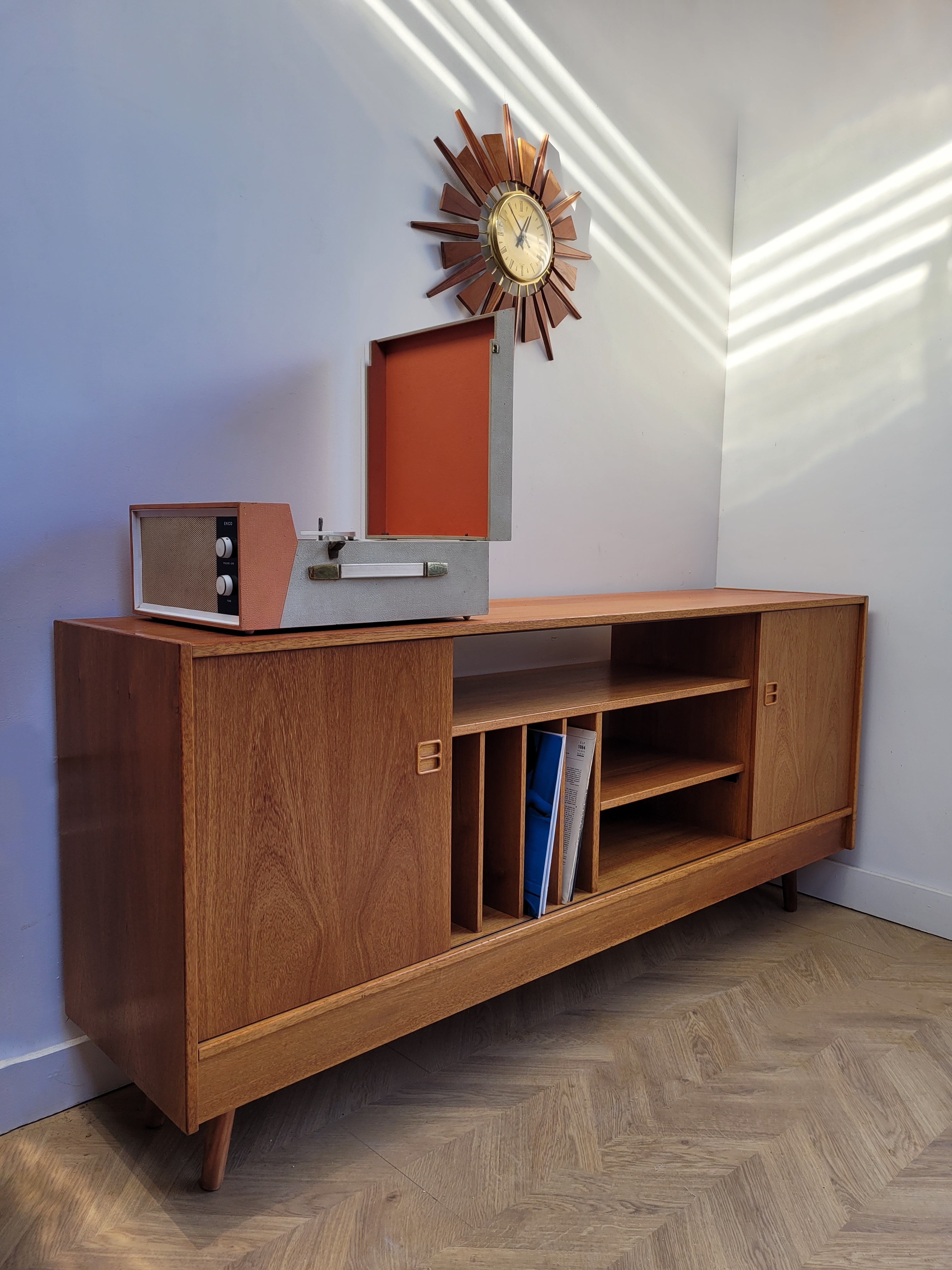 Danish Vinyl Credenza