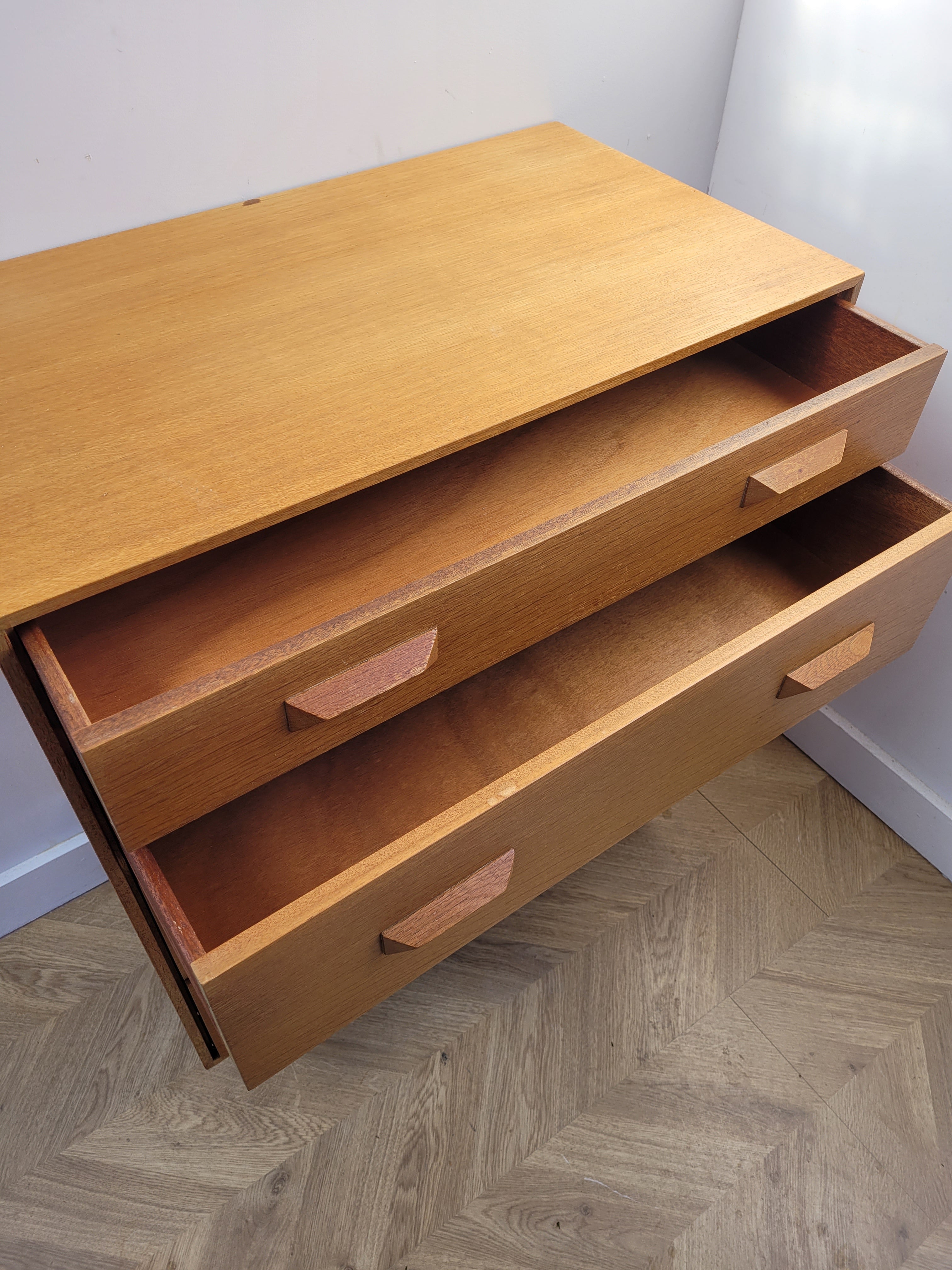 Stag Chest Of Drawers By John & Sylvia Reid In Blonde Oak