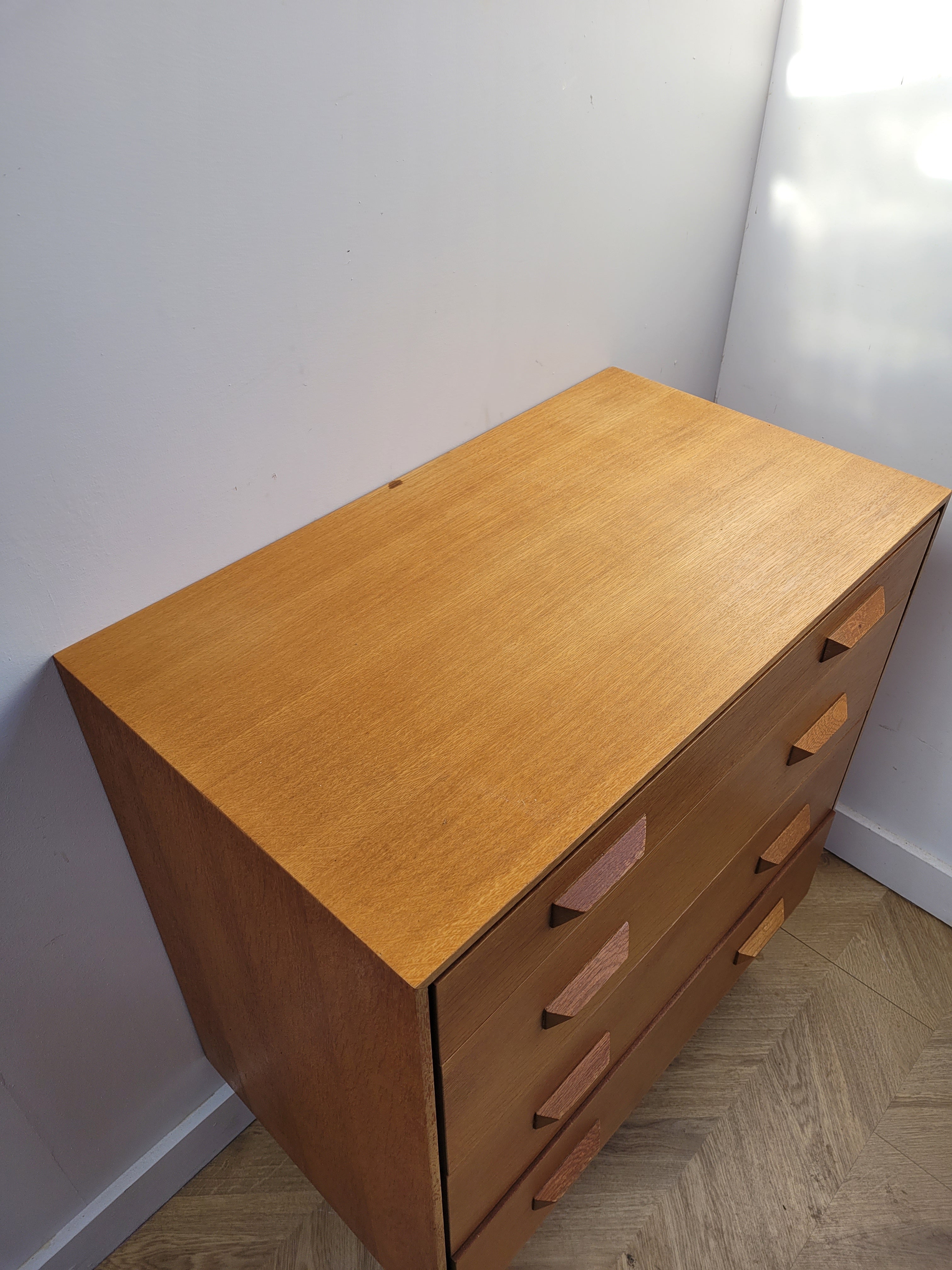 Stag Chest Of Drawers By John & Sylvia Reid In Blonde Oak