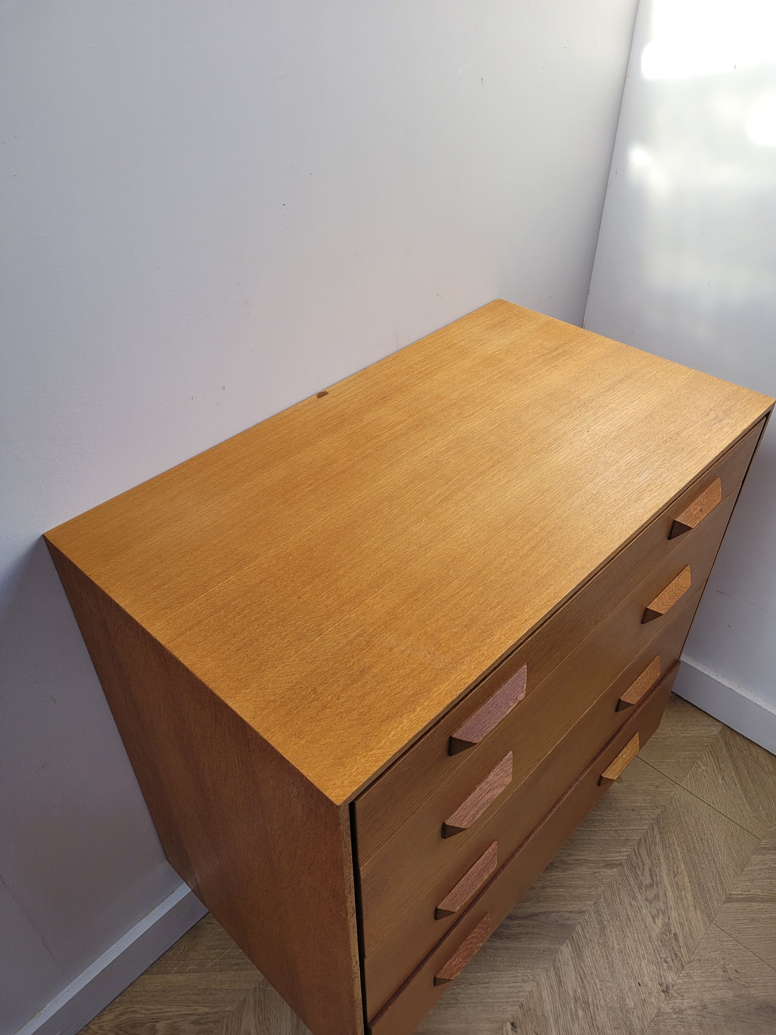 Stag Chest Of Drawers By John & Sylvia Reid In Blonde Oak