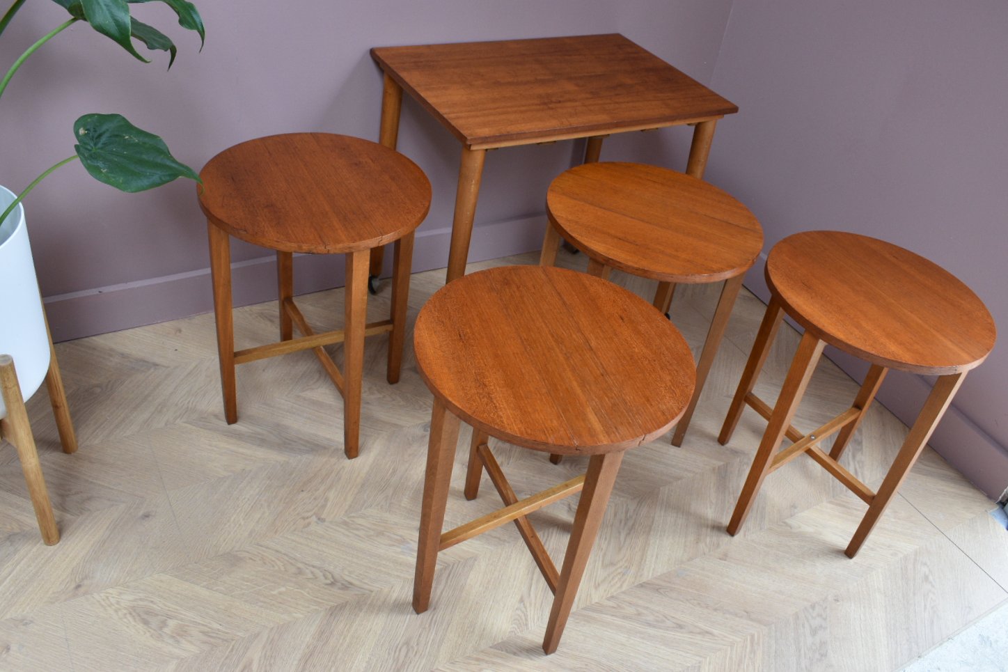 Czech Nesting Tables by Poul Hundevad, 1960s