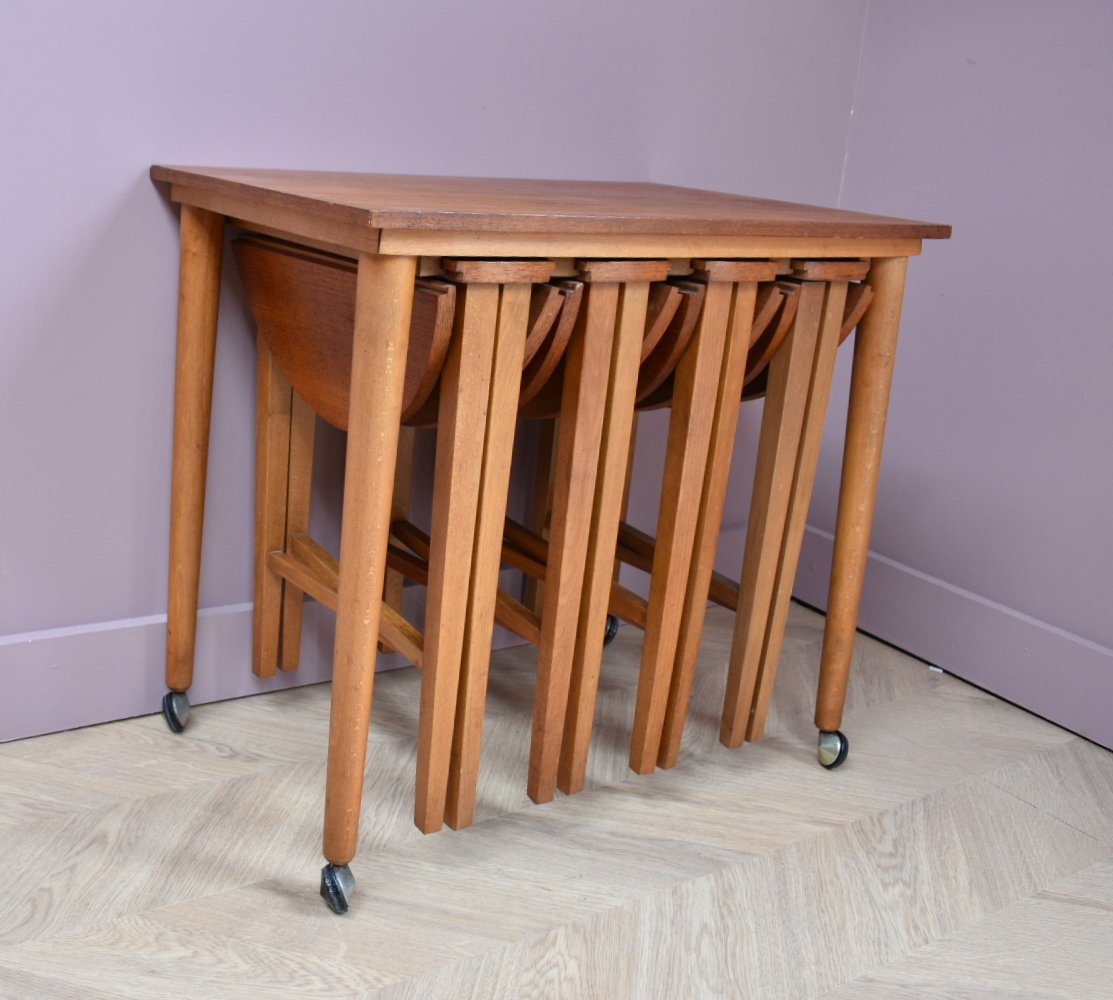 Czech Nesting Tables by Poul Hundevad, 1960s