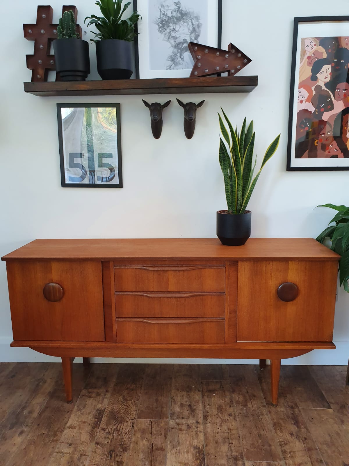 Mid Century Sideboard Danish Influence