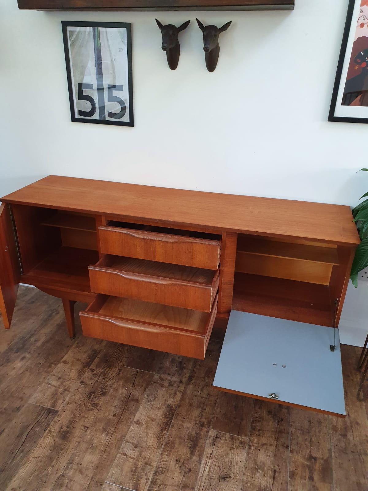 Mid Century Danish Inflence Sideboard