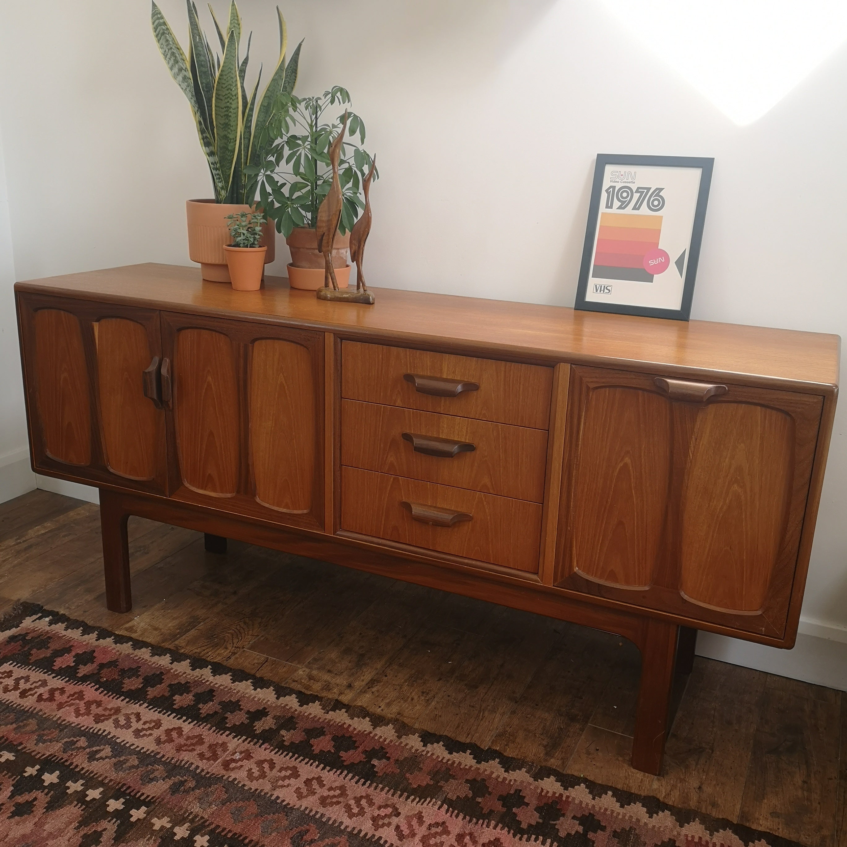 Mid Century Teak Fresco Sideboard