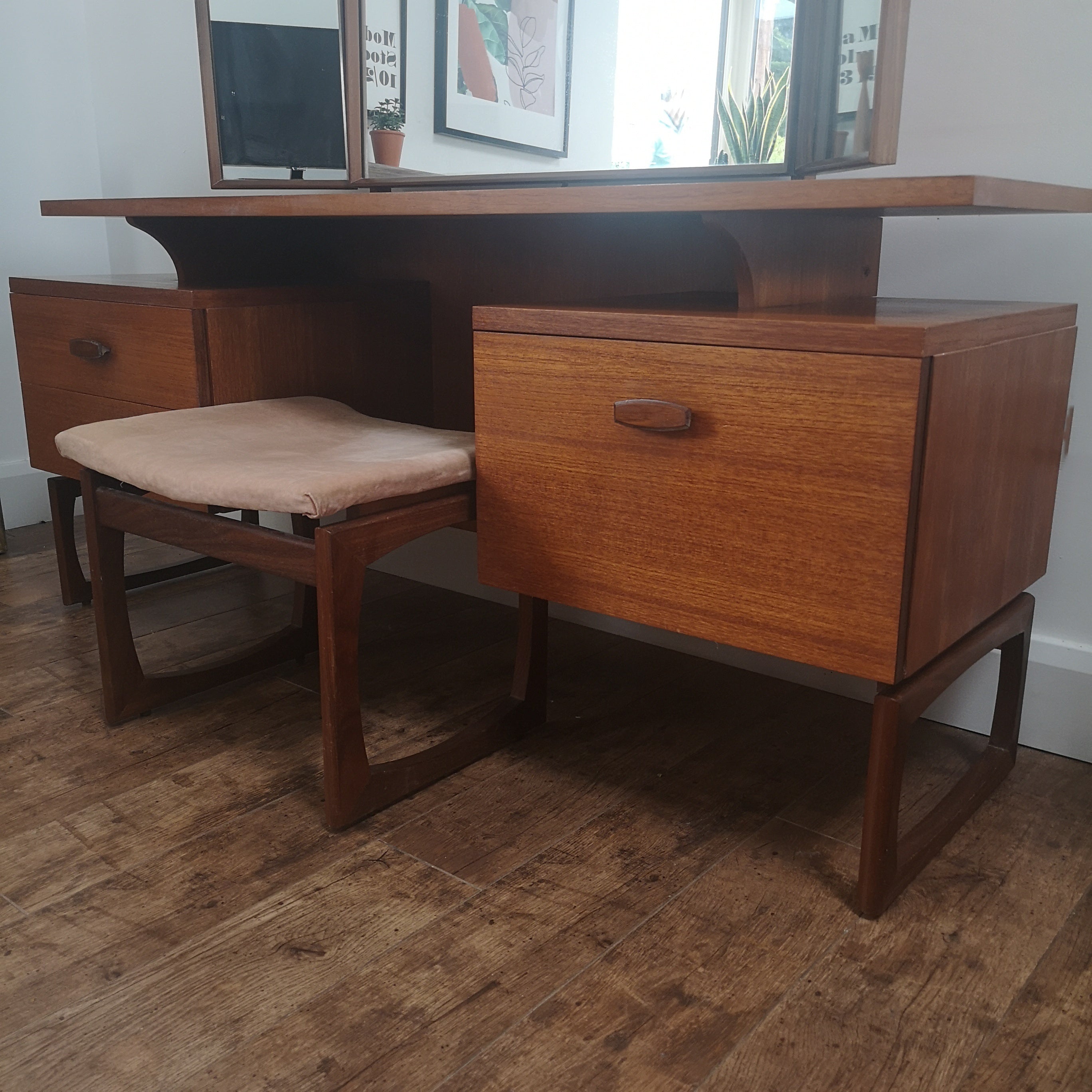 G Plan Quadrille Dressing Table & Stool