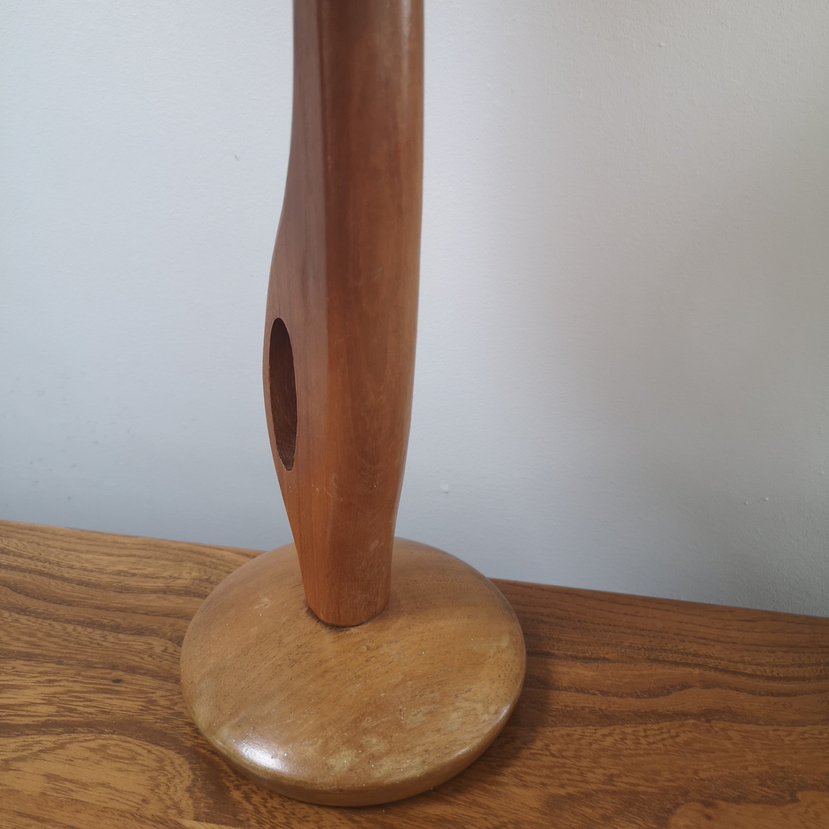 Mid Century Teak Lamp