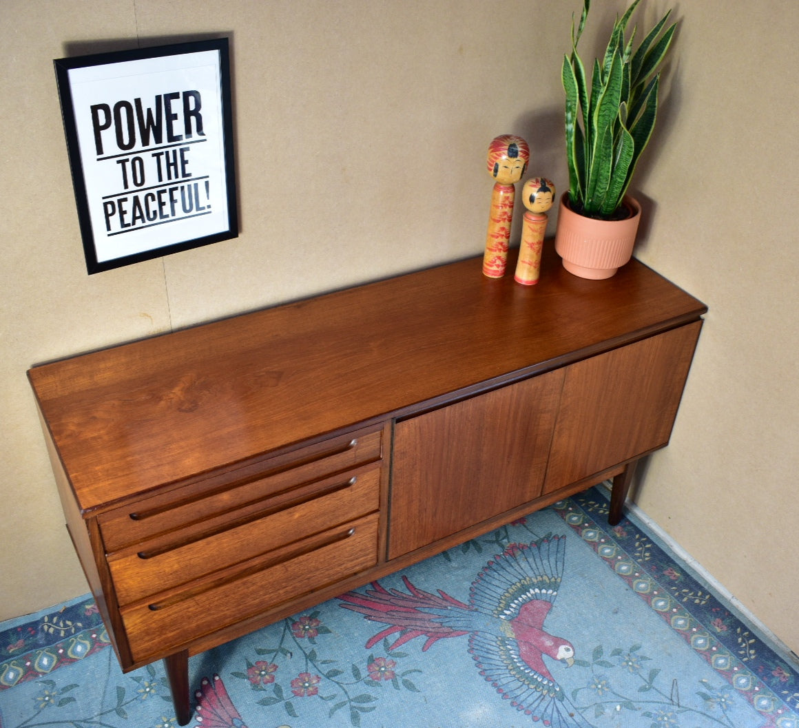 Compact Teak Sideboard