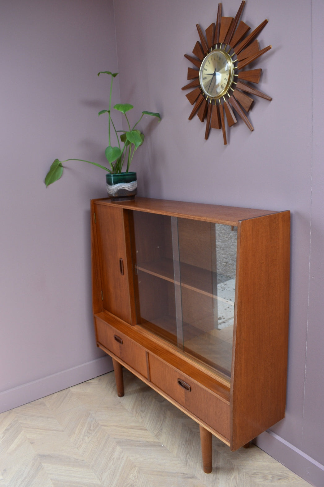 Teak Bookcase sideboard