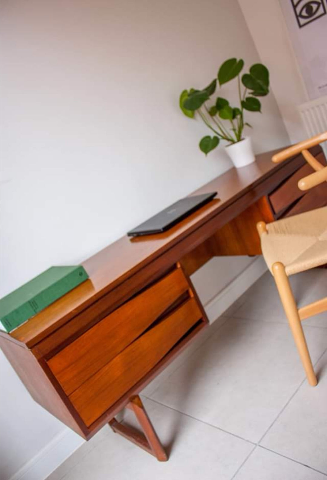 White & Newton Teak Desk