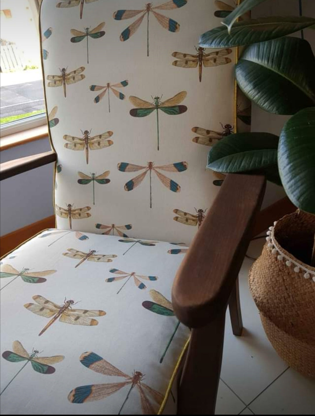 Teak dragonfly chair