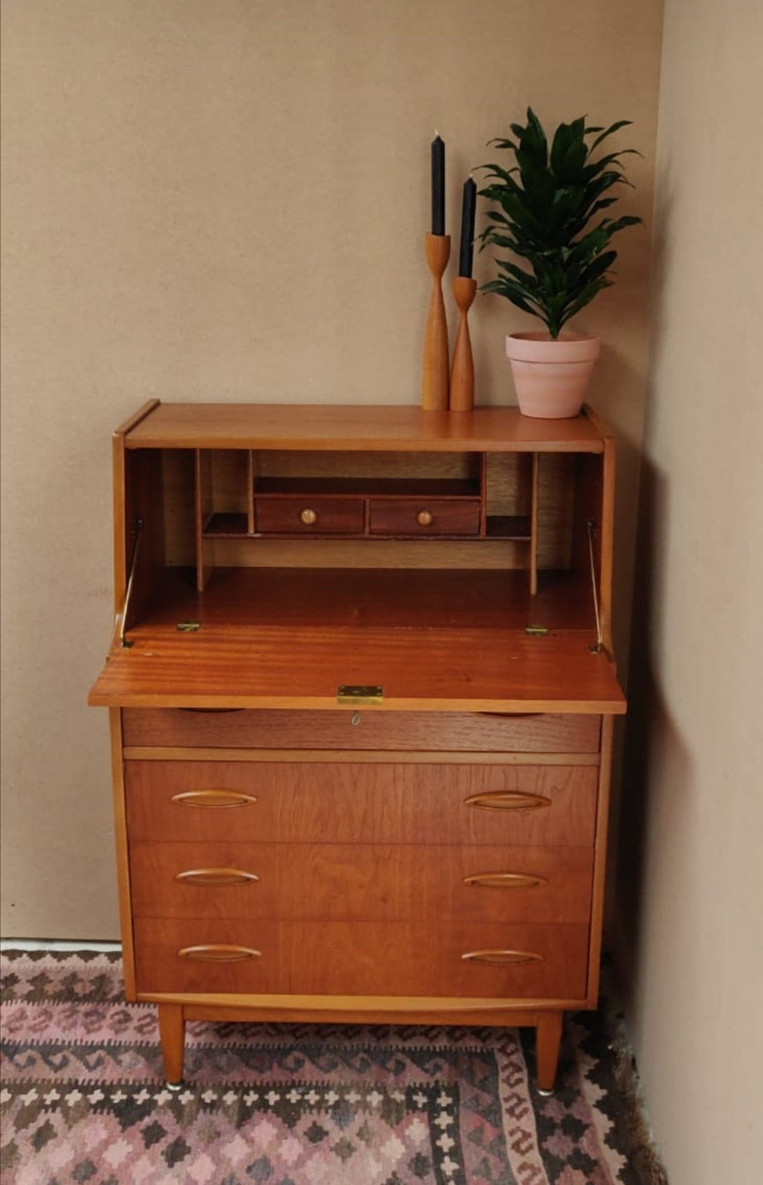 Jentique Teak Bureau