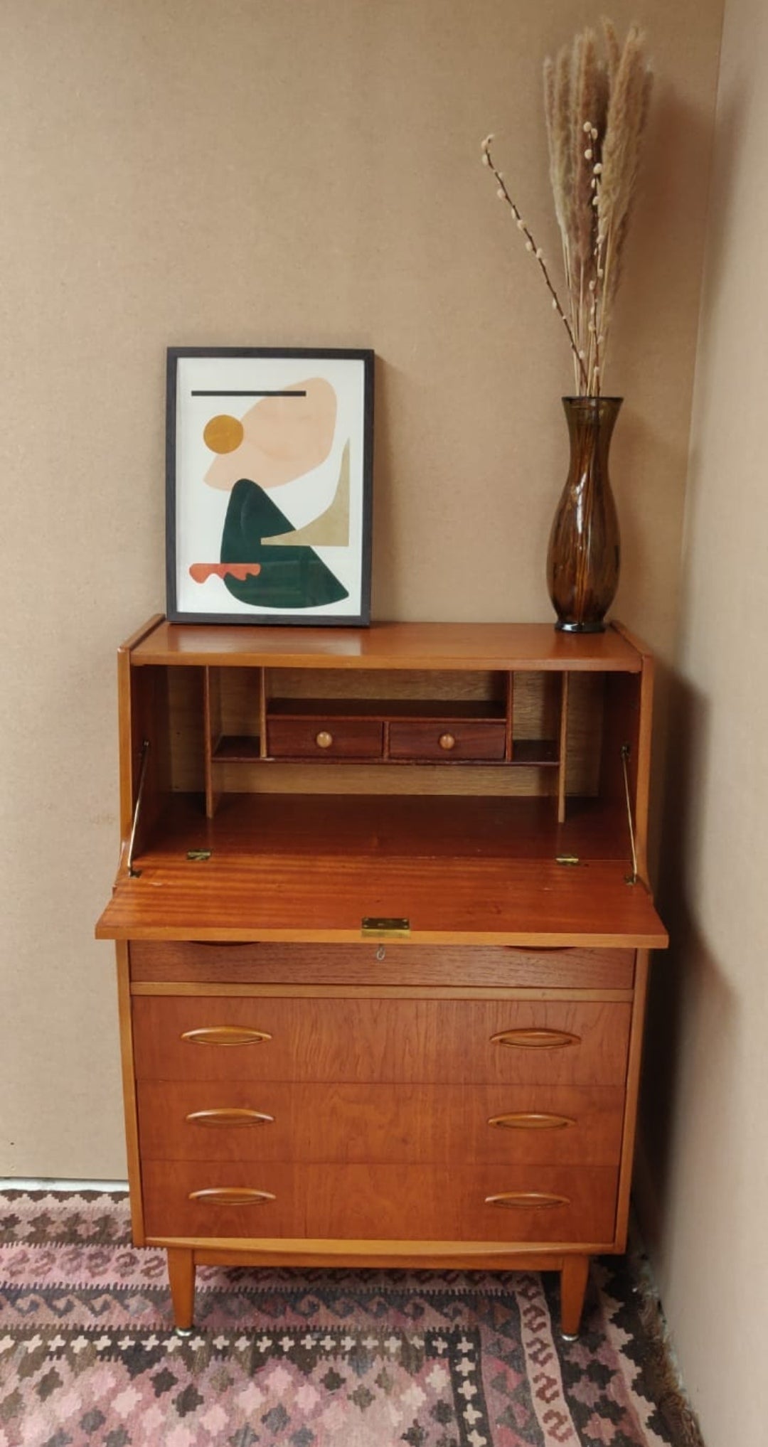 Jentique Teak Bureau